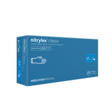 Нітрилові неприпудрені рукавички NITRYLEX CLASSIC, 100 шт, розмір L Нітрилові неприпудрені рукавички NITRYLEX CLASSIC, 100 шт, розмір L
